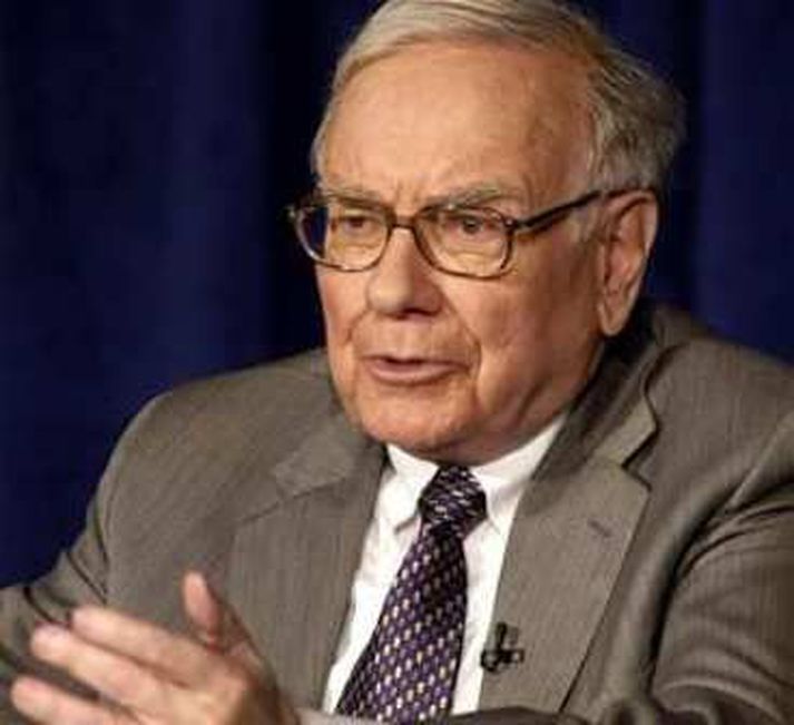 Auðkýfingurinn Warren Buffet stýrir fjárfestingarfélaginu Berkshire Hathaway.