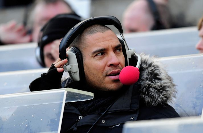 Collymore vinnur fyrir sér sem útvarpsmaður í dag.