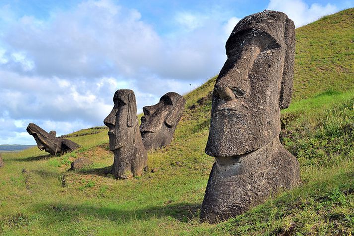 Eyjaskeggar höfðu áður beðið breta um að skila Moai styttu sem geymd er á British Museum.