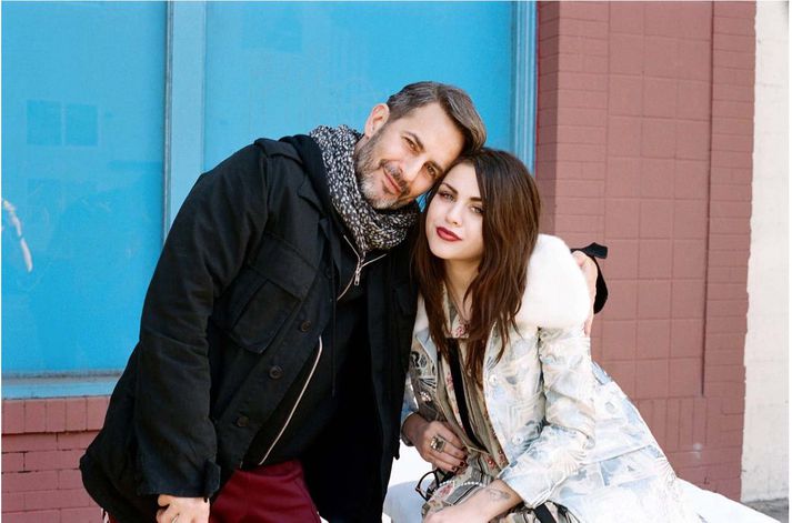 Marc Jacobs og Frances Bean Cobain.