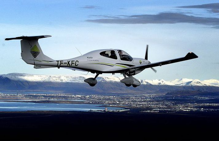 Keilir er með nýlegar kennsluflugvélar og hýsir erlenda flugnema í fjölbýlishúsum sem bandaríski herinn byggði á Keflavíkurflugvelli. Fréttablaðið/GVA