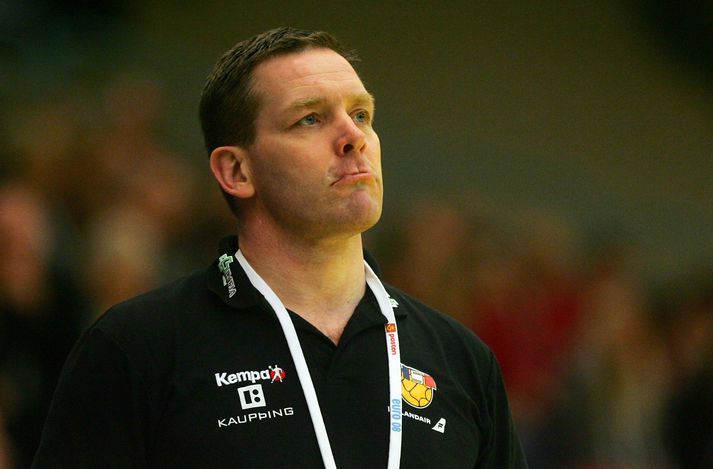 Alfreð Gíslason stýrði íslenska landsliðnu í síðasta sinn á Evrópumótinu í Noregi 2008. Hann hætti með liðið eftir mótið.