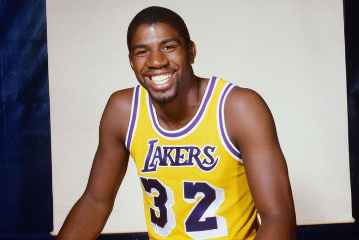 Earvin „Magic“ Johnson breytti miklu þegar hann kom til Los Angeles Lakers árið 1979.