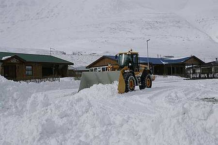 Snjómokstur á Súðavík