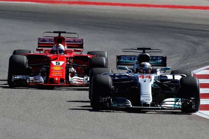 Lewis Hamilton er að ganga frá titlinum.