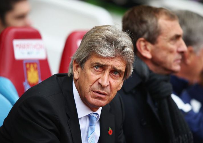 Manuel Pellegrini er í smá krísu með City-liðið.