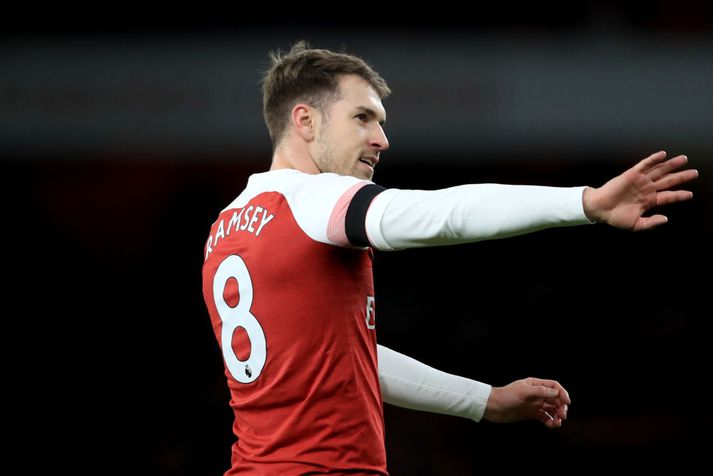 Ramsey er að spila sína síðustu leiki fyrir Arsenal.