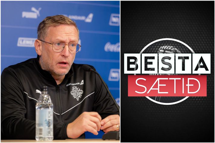 Blaðamannafundir eru ekki uppáhald Þorsteins Halldórssonar landsliðsþjálfara.