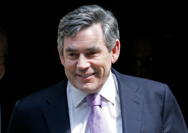 Gordon Brown forsætisráðherra Breta.