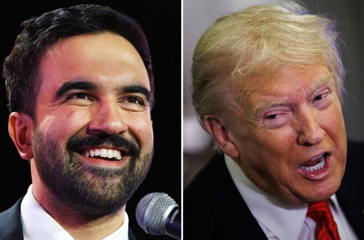 Trump er meinilla við Mamdani og hvetur stuðningsmenn sína til að velja heldur Cuomo.