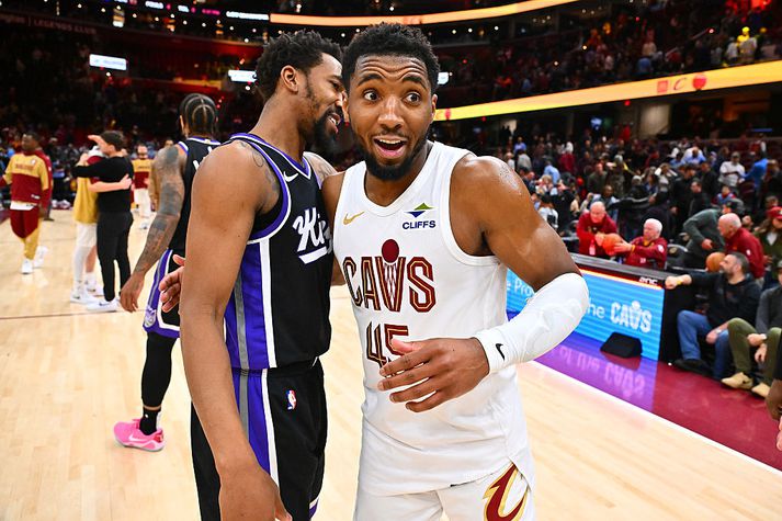  Lífið leikur við Donovan Mitchell.