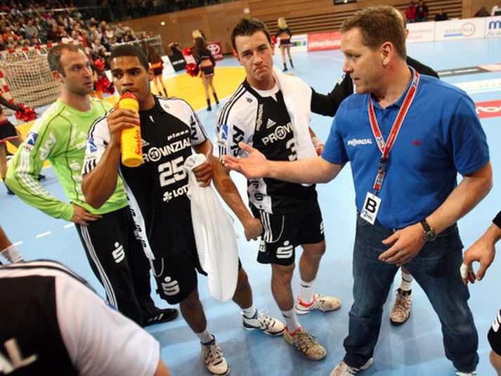 Alfreð Gíslason, þjálfari THW Kiel.