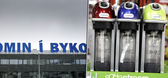 BYKO og ELKO selja SodaStream vörur í verslunum sínum.