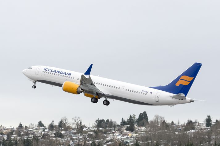 Boeing 737 Max vél Icelandair.