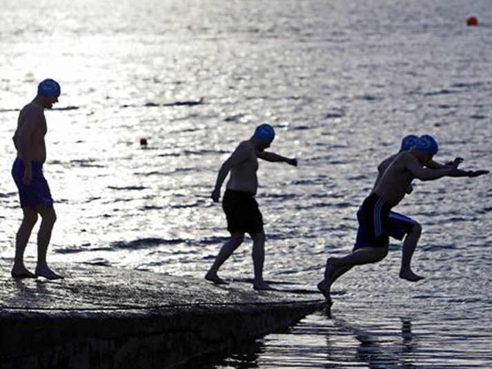 Sjósund nýtur mikilla vinsælda