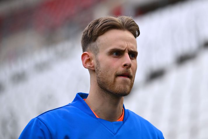 Elías Rafn Ólafsson og félagar hans í Midtjylland eru ekki að byrja úrslitakeppnina vel.