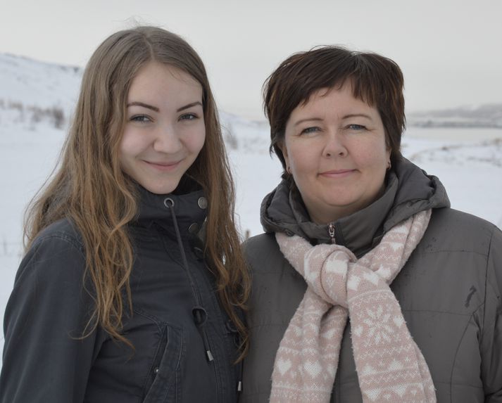 Kristín S. Bjarnadóttir og Sóley María Hauksdóttir