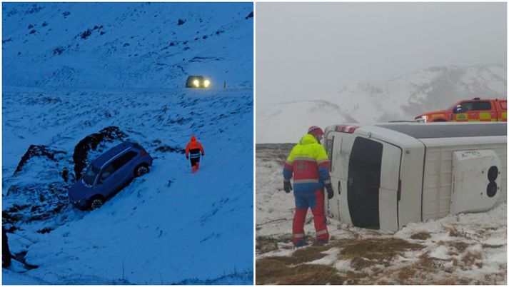 Hátt í tuttugu alvarleg umferðarslys hafa orðið víða um landið frá ársbyrjun.