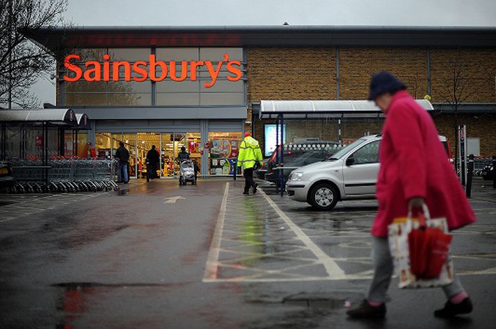 Sainsbury's er þriðja stærsta matvörukeðja Bretlands. Mynd/afp
