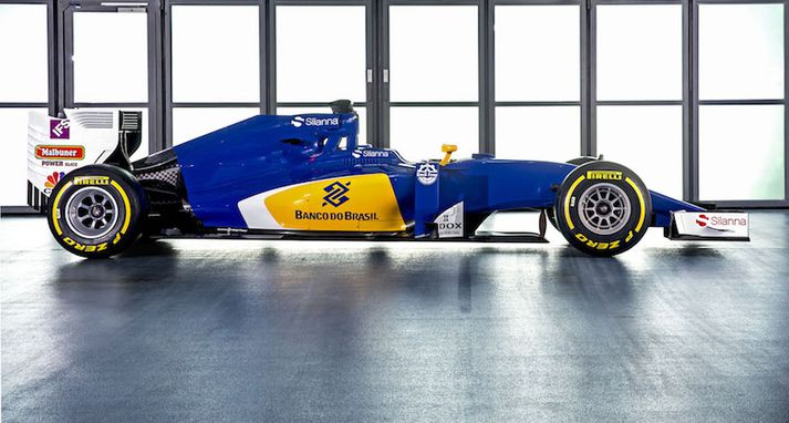 Sauber C35 er óneitanlega fallegur kappakstursbíll.