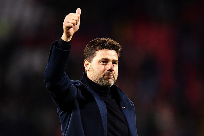 Pochettino með þumalinn á lofti.