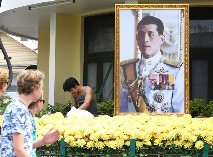 Mynd af Maha Vajiralongkorn, konungi Taílands.