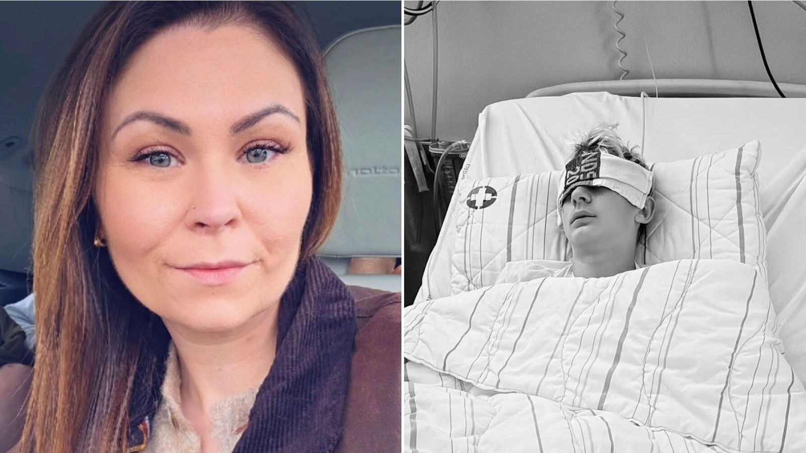 Þakkar Guði fyrir hjálminn þegar drengurinn höfuð­kúpu­brotnaði