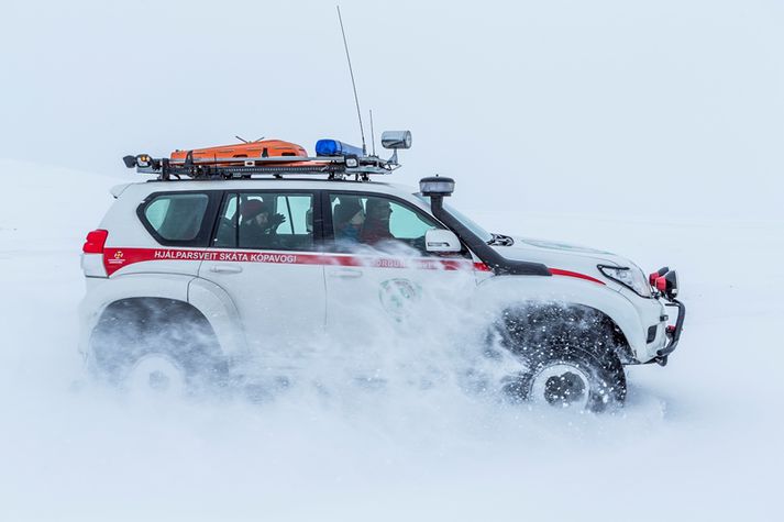 Að sögn björgunarmanna er snarvitlaust veður er á háheiðinni og verða vegfarendur aðstoðaðir niður. Myndin tengist fréttinni ekki beint.