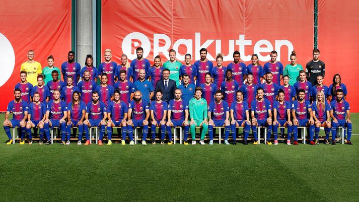 Kvenna og karlalið Barcelona 2017-18