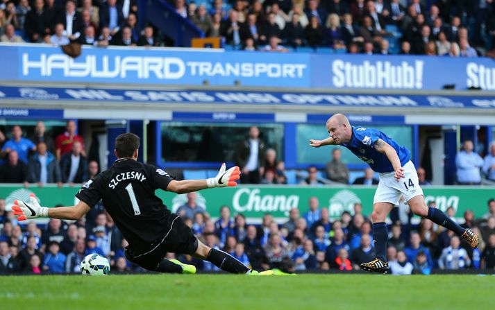 Naismith skorar seinna mark Everton