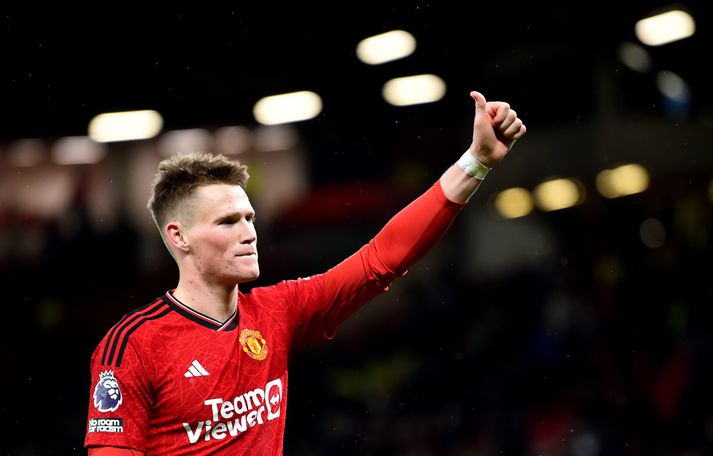 Scott McTominay er vinsæll hjá stuðningmönnum Manchester United og knattspyrnustjórinn er líka ánægður með hann.