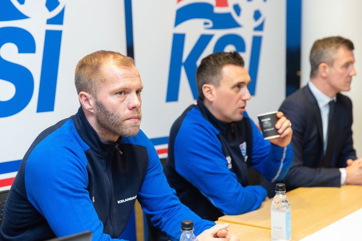 Eiður Smári Guðjohnsen og Arnar Þór Viðarsson tóku við U21-landsliðinu í ársbyrjun 2019.