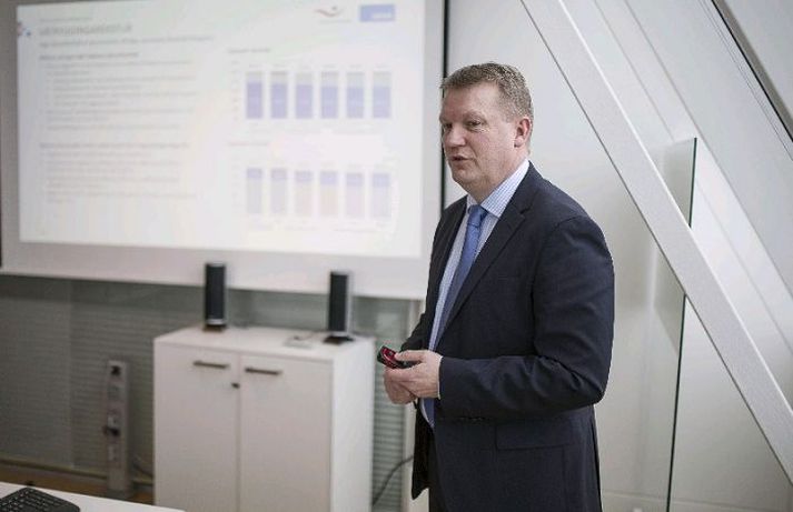Almennt útboð á 23 prósenta hlut í Sjóvá hefst á morgun.