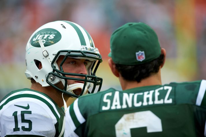Tebow og Sanchez.