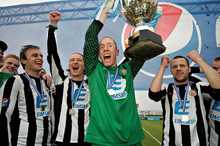 Hannes mun verja mark KR-inga gegn Stjörnunni á sunnudagskvöldið.