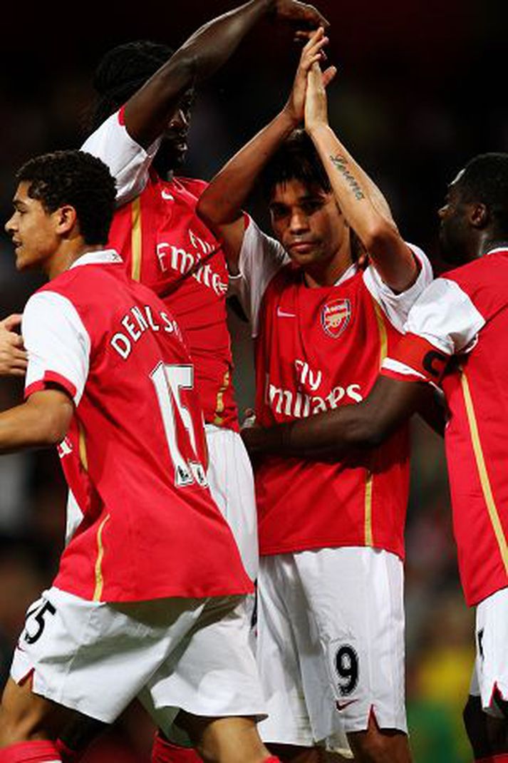 Arsenal fór alla leið í úrslit í fyrra.