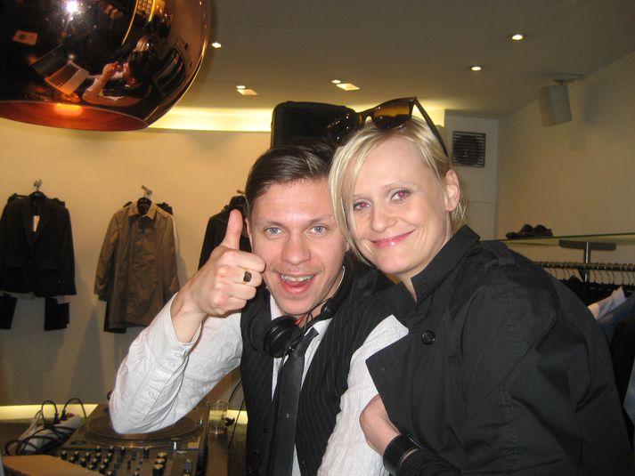 DJ Sexy Lazer og Ellen Lofts voru í þvílíku stuði.