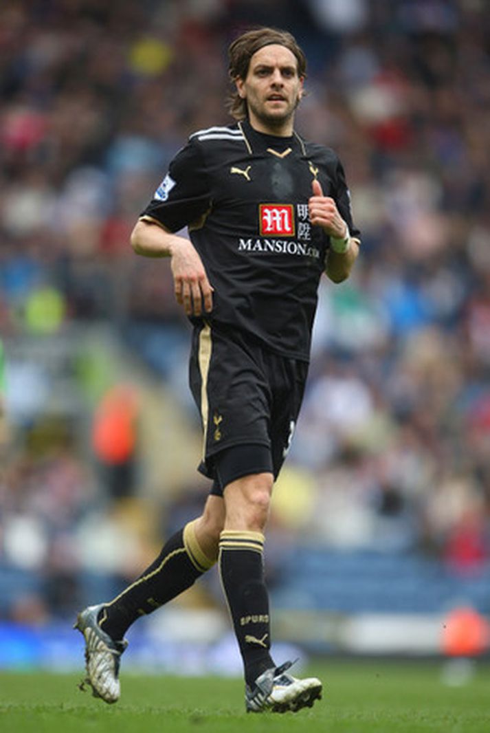 Jonathan Woodgate í leik með Tottenham.