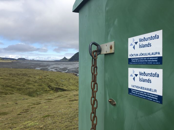 Veðurstofa Íslands fylgist grannt með framvindunni í Múlakvíls.