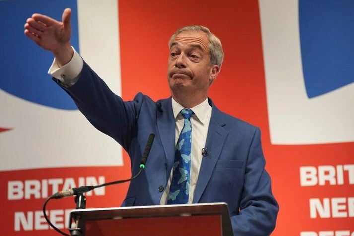 Nigel Farage, sem áður fór fyrir UKIP flokknum er nú að sækja verulega í sig veðrið í sveitarstjórnum á Englandi. 