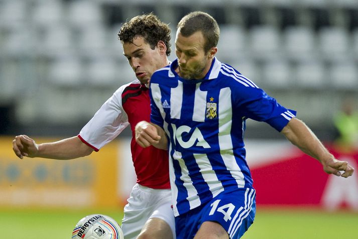 Hjálmar Jónsson lék kveðjuleik sinn fyrir IFK Gautaborg í dag eftir fjórtán ár í herbúðum Gautaborg.