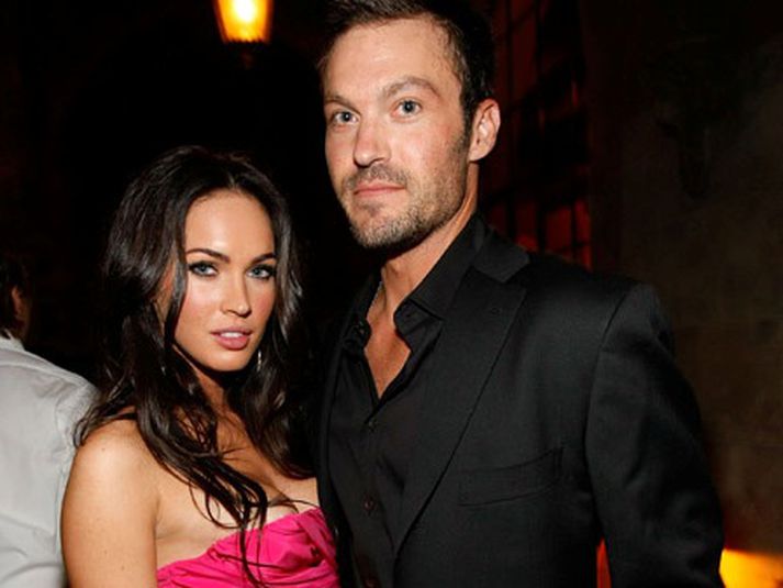 Megan Fox og Brian Austin Green. MYND/Cover Media