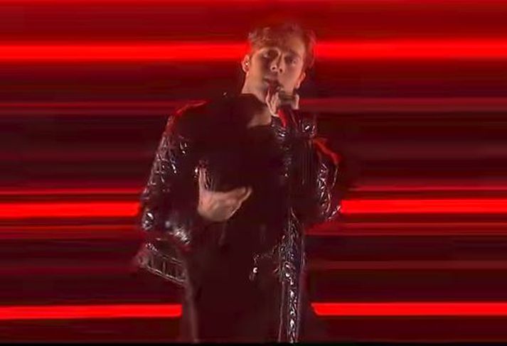 Benjamin Ingrosso vann Melodifestivalen í Svíþjóð í kvöld.