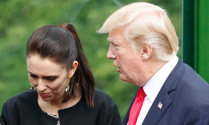 Jacinda Ardern hefur ekki hátt álit á Donald Trump.