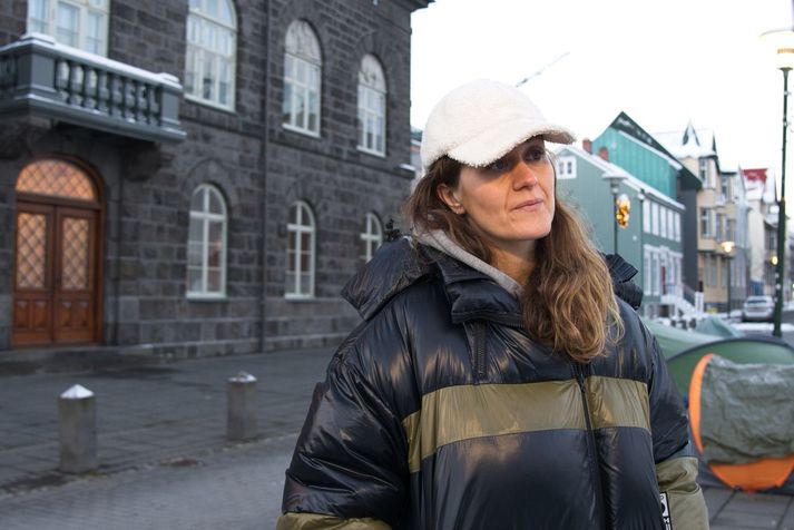 Bergþóra Snæbjörnsdóttir rithöfundur segir Facetime-fund fjölskyldunnar hafa verið hjartnæmann.