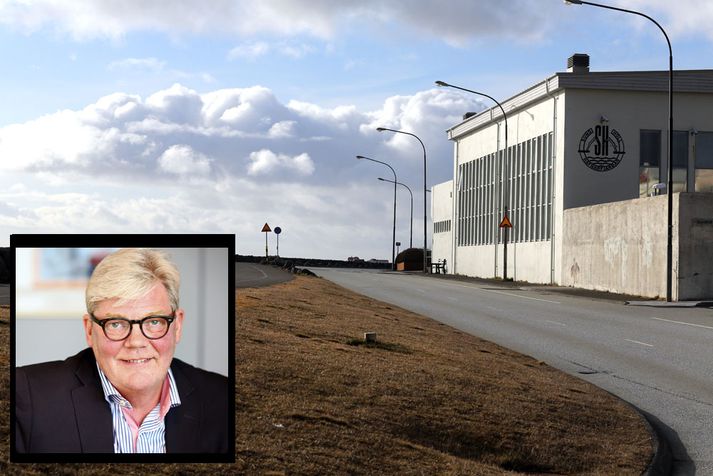 Harmleikurinn gerðist í fjörunni við Herjólfsgötu.