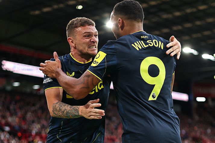 Kieran Trippier og Callum Wilson, leikmenn Newcastle eiga bikarleik í dag