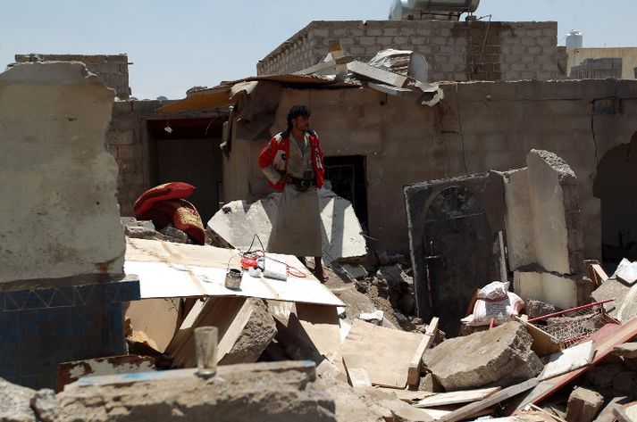 Stjórnarher Sádi-Arabíu hefur gert fjölmargar loftárásir á Jemen síðustu daga.