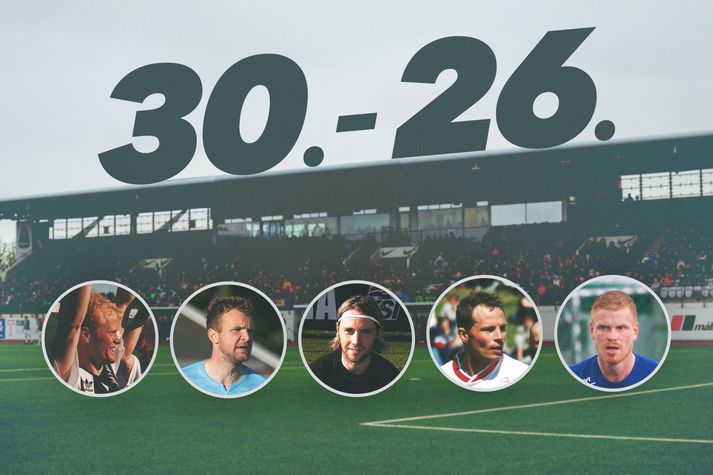 Leikmennirnir sem enduðu í sætum 30-26.