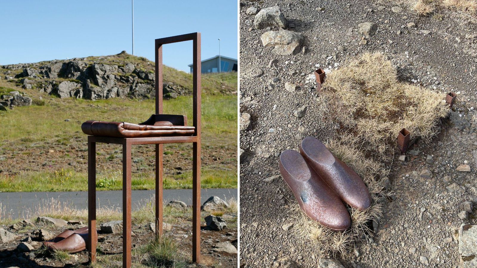 Í­búar furða sig á horfnu lista­verki